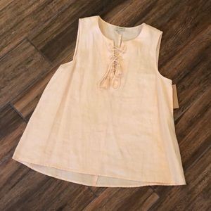 NWT Daniel Cremieux Linen Tank